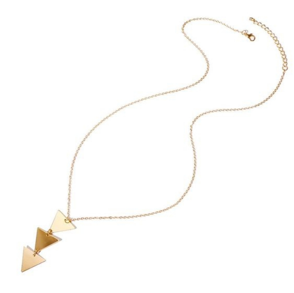 Trio golden necklace